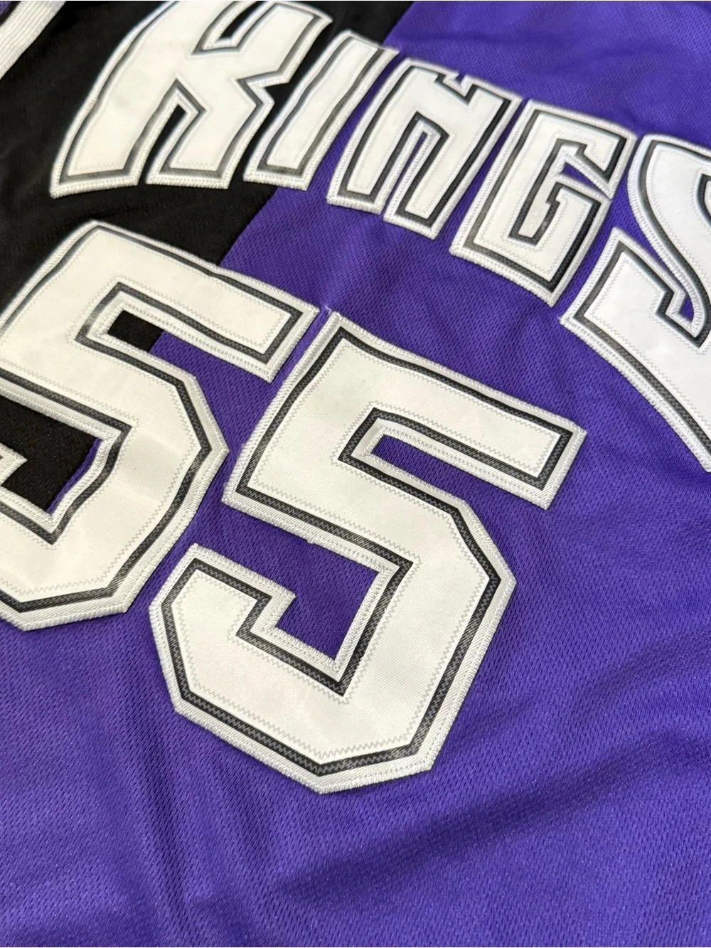 Jason Williams Sacramento Kings #55 Jersey Mens Sz Small Purple/Blk Preowned!